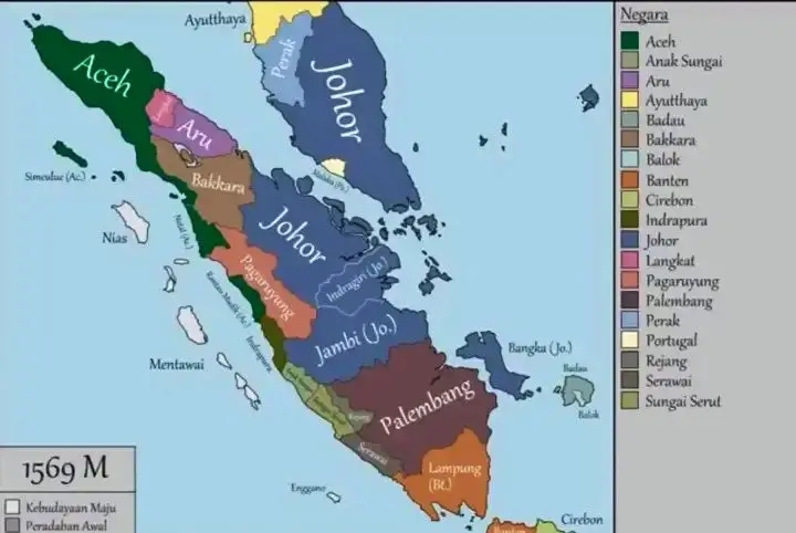 Map of Johor